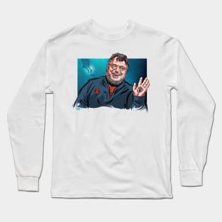 Guillermo del Toro - An illustration by Paul Cemmick Long Sleeve T-Shirt